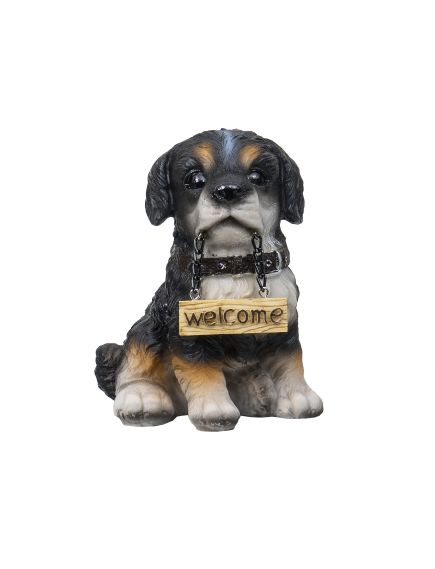 Decoratiune pentru gradina, din rasina, model catel, inaltime 14cm / ZTS 8022 Engros Decoratiune pentru gradina, din rasina, model catel, inaltime 14cm / ZTS 8022 Engros