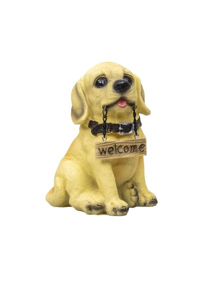 Decoratiune pentru gradina, din rasina, model catel, inaltime 14cm / ZTS 8023 Engros Decoratiune pentru gradina, din rasina, model catel, inaltime 14cm / ZTS 8023 Engros