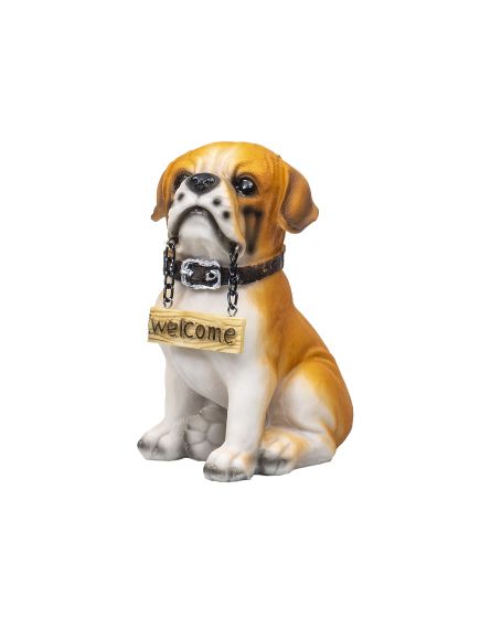 Decoratiune pentru gradina, din rasina, model catel, inaltime 14cm / ZTS 8024 Engros Decoratiune pentru gradina, din rasina, model catel, inaltime 14cm / ZTS 8024 Engros