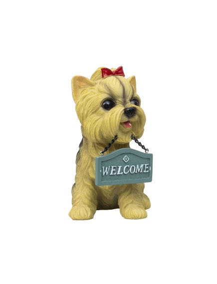 Decoratiune pentru gradina, din rasina, model catel, inaltime 16cm / ZTS 8020 Engros Decoratiune pentru gradina, din rasina, model catel, inaltime 16cm / ZTS 8020 Engros