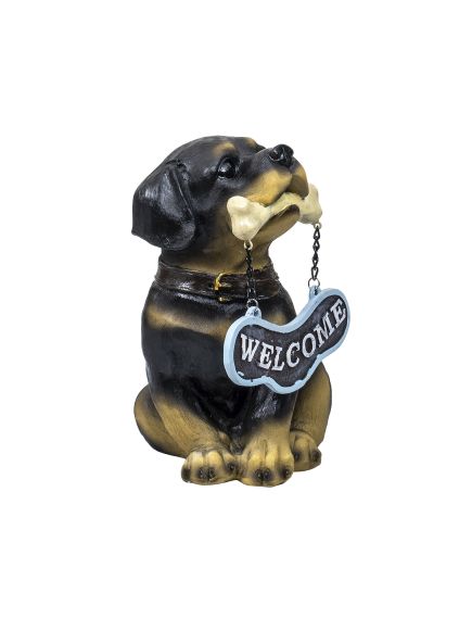 Decoratiune pentru gradina, din rasina, model catel, inaltime 19cm / ZTS 8012 Engros Decoratiune pentru gradina, din rasina, model catel, inaltime 19cm / ZTS 8012 Engros