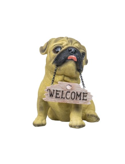 Decoratiune pentru gradina, din rasina, model catel, inaltime 20cm / ZTS 8013 Engros Decoratiune pentru gradina, din rasina, model catel, inaltime 20cm / ZTS 8013 Engros