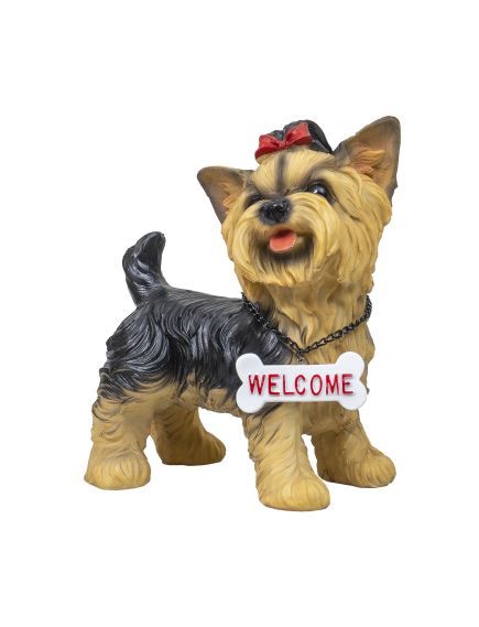 Decoratiune pentru gradina, din rasina, model catel, inaltime 24cm / ZTS 8009 Engros Decoratiune pentru gradina, din rasina, model catel, inaltime 24cm / ZTS 8009 Engros