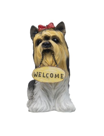 Decoratiune pentru gradina, din rasina, model catel, inaltime 27cm / ZTS 8007 Engros Decoratiune pentru gradina, din rasina, model catel, inaltime 27cm / ZTS 8007 Engros