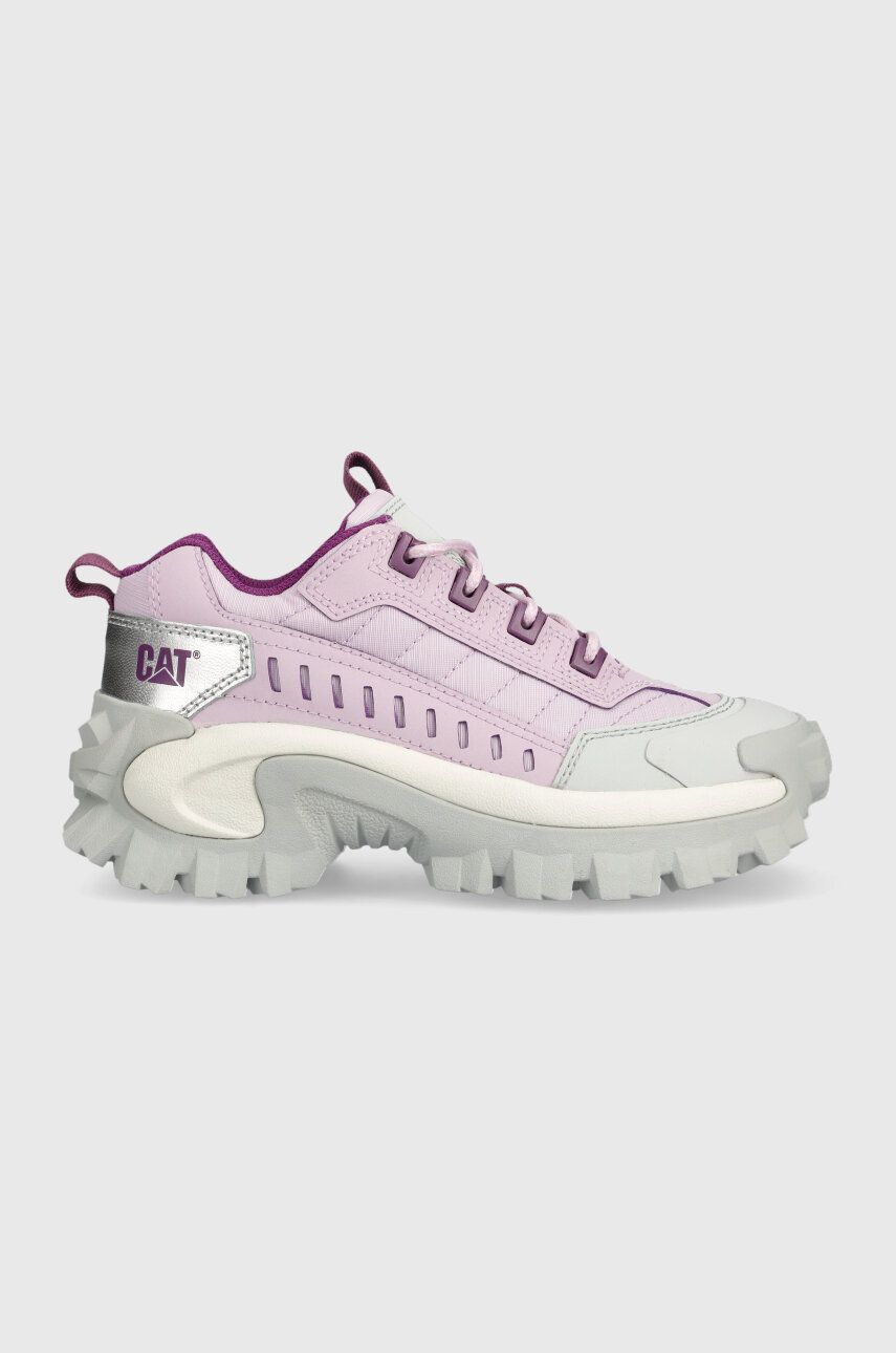Caterpillar sneakers din piele INTRUDER culoarea violet, P111290 Caterpillar sneakers din piele INTRUDER culoarea violet, P111290