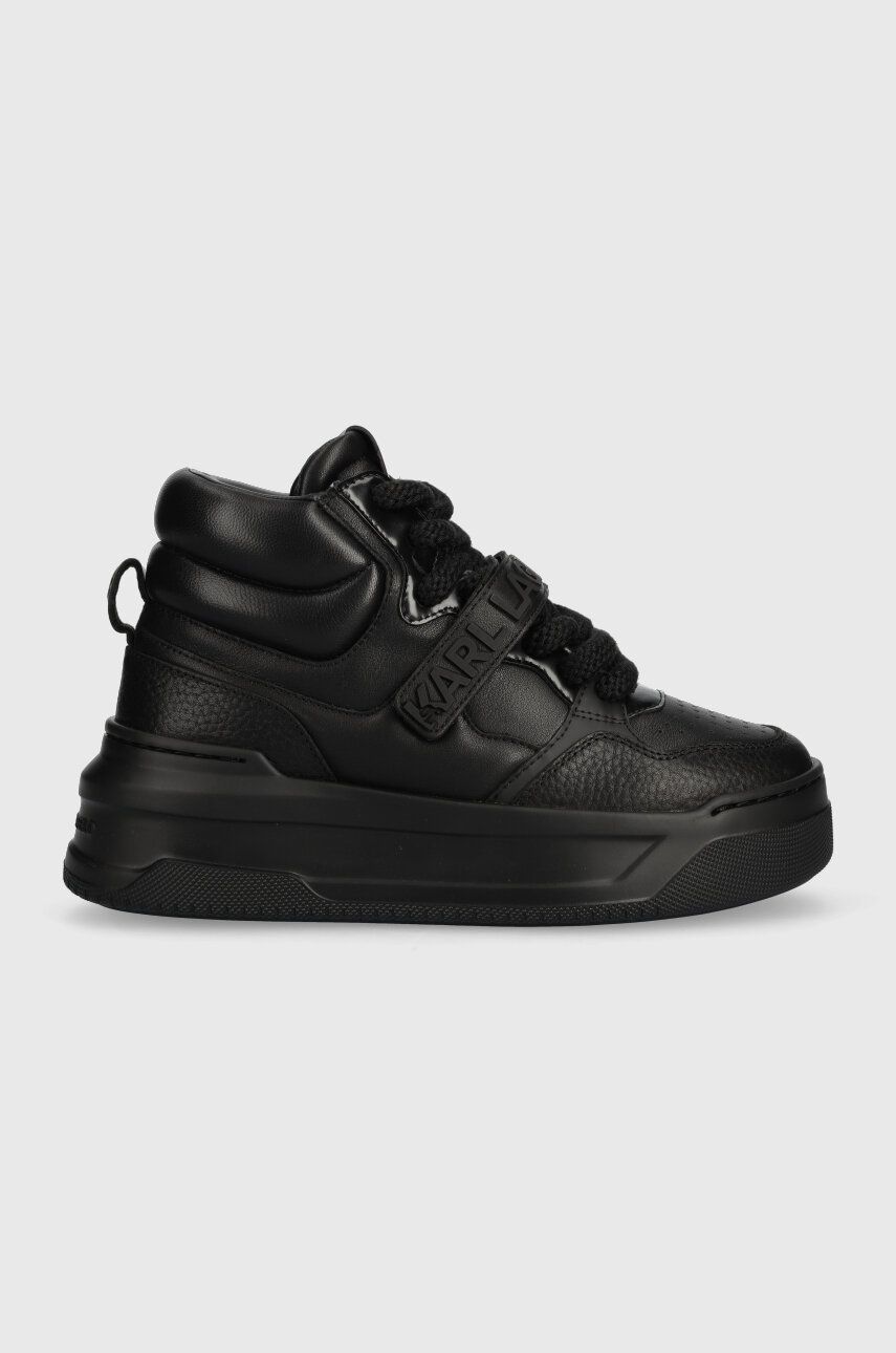 Karl Lagerfeld sneakers din piele KREW MAX KC culoarea negru, KL63350 Karl Lagerfeld sneakers din piele KREW MAX KC culoarea negru, KL63350