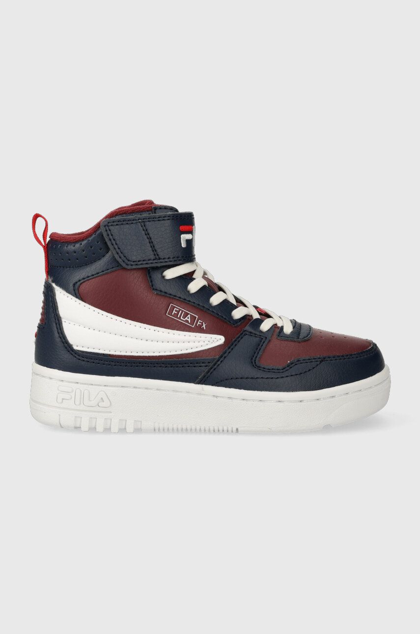 Fila sneakers pentru copii FXVENTUNO velcro mid culoarea albastru marin Fila sneakers pentru copii FXVENTUNO velcro mid culoarea albastru marin
