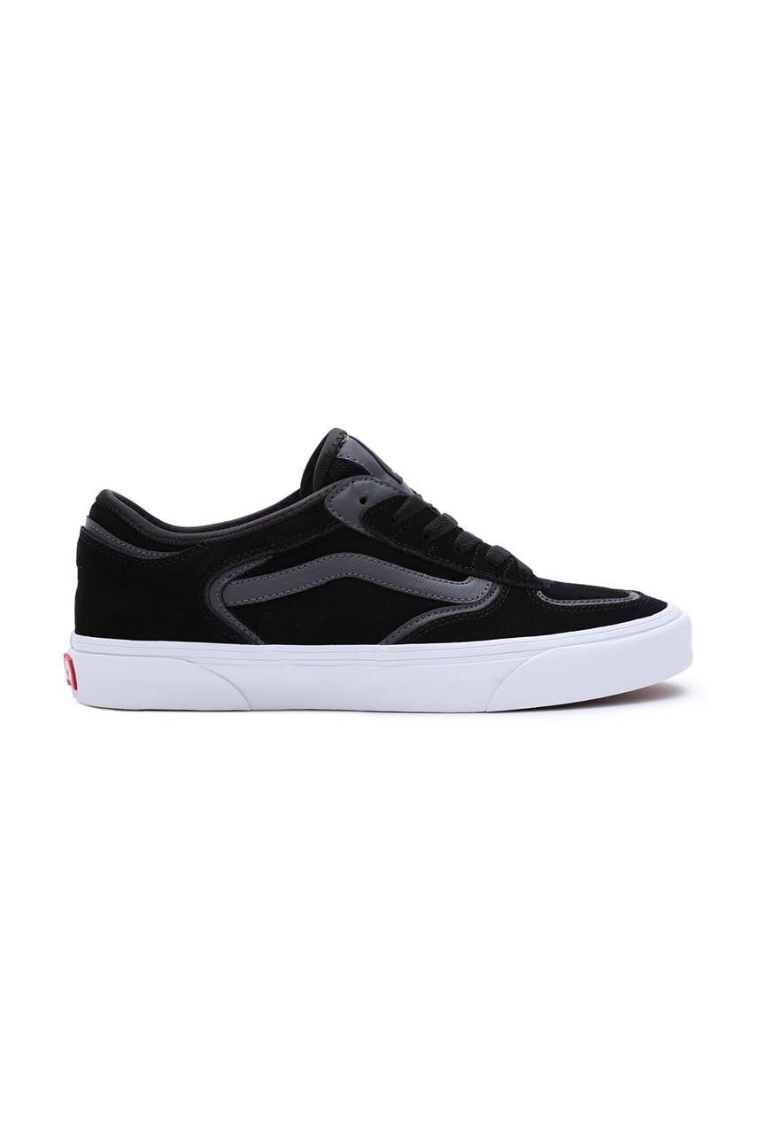 Vans tenisi din piele intoarsa Rowley Classic culoarea negru, VN0009QJKOU1 Vans tenisi din piele intoarsa Rowley Classic culoarea negru, VN0009QJKOU1