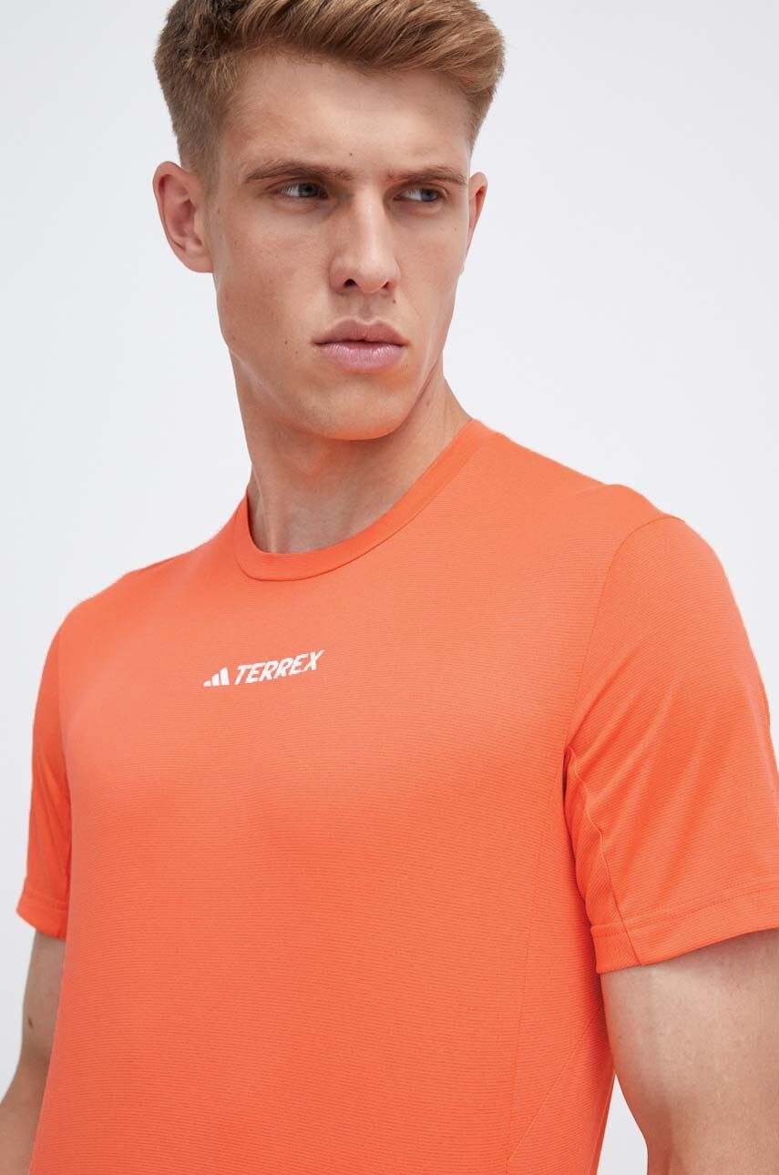 adidas TERREX tricou sport TERREX Multi culoarea portocaliu, uni HZ6259 adidas TERREX tricou sport TERREX Multi culoarea portocaliu, uni HZ6259