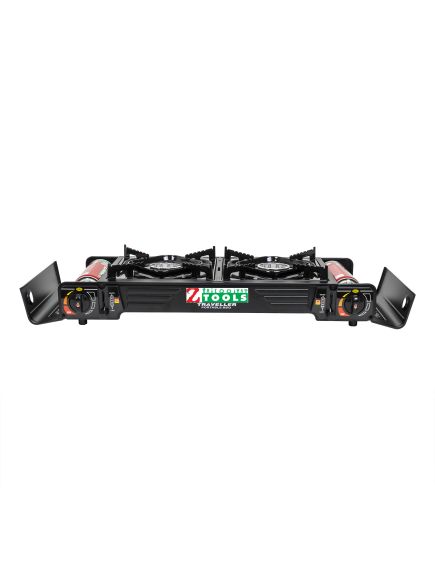 Aragaz camping cu 2 ochiuri, aprindere electrica, putere 2x2.3kw, cu tava gril, spatula, cleste si cutie de transportat / ZTS 5620 Engros Aragaz camping cu 2 ochiuri, aprindere electrica, putere 2x2.3kw, cu tava gril, spatula, cleste si cutie de transportat / ZTS 5620 Engros