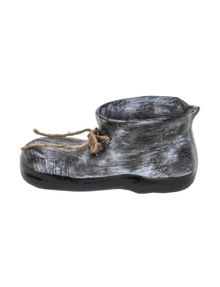 Decoratiune pentru gradina, din ceramica, bocanc mare cu suport pentru flori, inaltime 14.5cm, lungime 32cm / EXT 10218_1 Engros Decoratiune pentru gradina, din ceramica, bocanc mare cu suport pentru flori, inaltime 14.5cm, lungime 32cm / EXT 10218_1 Engros