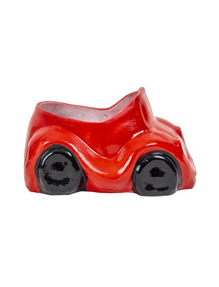 Decoratiune pentru gradina, din ceramica, masinuta cu suport pentru flori, lungime 26cm / EXT 10203_rosu Engros Decoratiune pentru gradina, din ceramica, masinuta cu suport pentru flori, lungime 26cm / EXT 10203_rosu Engros