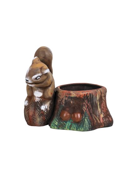 Ghiveci din ceramica, model veverita, lungime 23cm / EXT 7067 Engros Ghiveci din ceramica, model veverita, lungime 23cm / EXT 7067 Engros