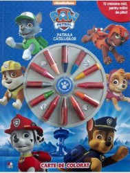 Paw Patrol. Patrula catelusilor. Carte de colorat.