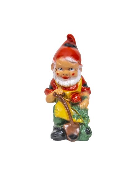 Pitic de gradina din ceramica, inaltime 38cm, model gradinar / EXT 10195 Engros Pitic de gradina din ceramica, inaltime 38cm, model gradinar / EXT 10195 Engros