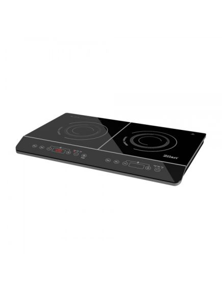 Plita cu inductie, Zilan, doua ochiuri putere 3500W, geam din cristal negru, oprire automata / ZLN 8088 Engros Plita cu inductie, Zilan, doua ochiuri putere 3500W, geam din cristal negru, oprire automata / ZLN 8088 Engros
