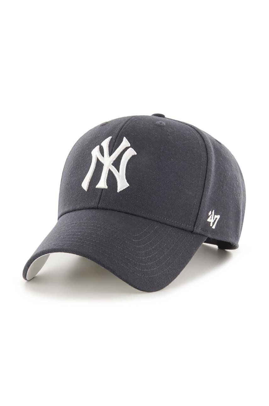 47brand sapca MLB New York Yankees culoarea albastru marin, cu imprimeu 47brand sapca MLB New York Yankees culoarea albastru marin, cu imprimeu