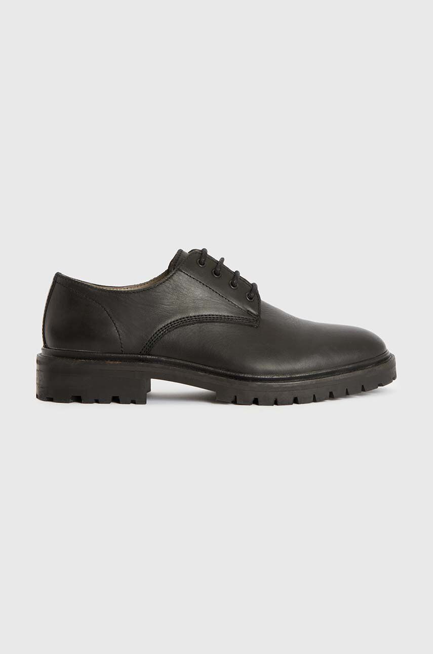 AllSaints pantofi de piele MF527Z JARRED LTHR SHOE barbati, culoarea negru, MF527Z AllSaints pantofi de piele MF527Z JARRED LTHR SHOE barbati, culoarea negru, MF527Z