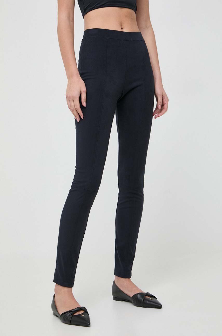 Max Mara Leisure colanti Ebe femei, culoarea albastru marin, neted Max Mara Leisure colanti Ebe femei, culoarea albastru marin, neted