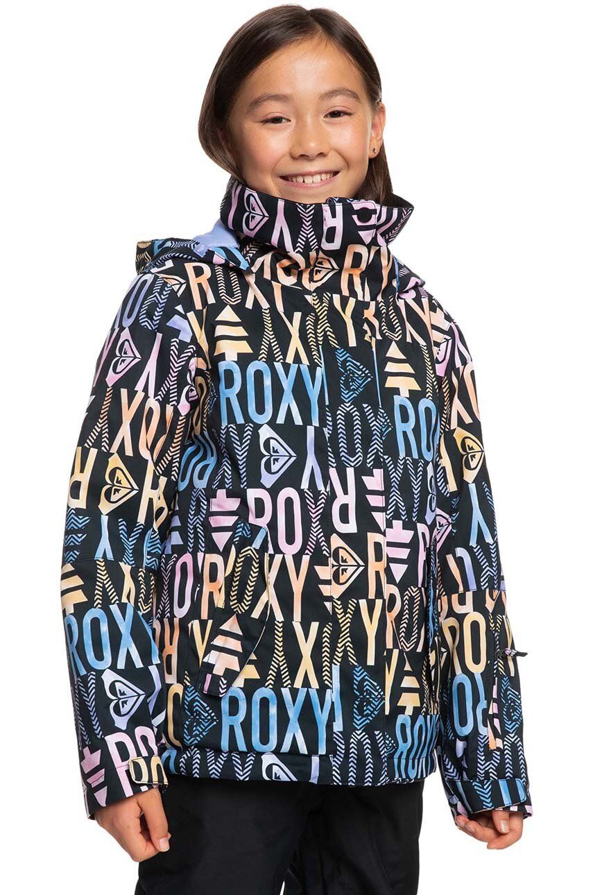 Roxy geaca de schi pentru copii ROXY JETTY GIJK SNJT culoarea negru Roxy geaca de schi pentru copii ROXY JETTY GIJK SNJT culoarea negru