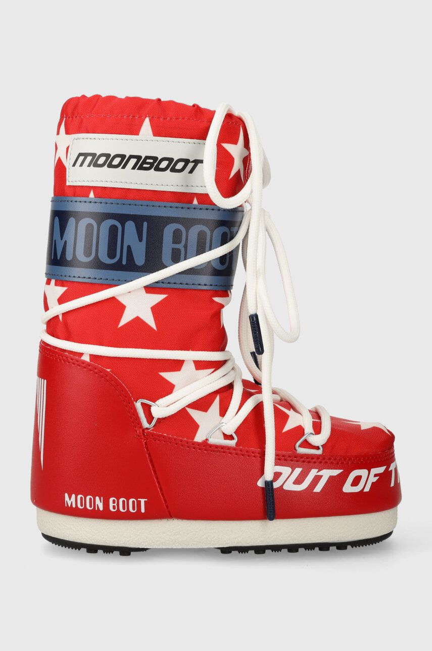 Moon Boot cizme de iarna copii 14028600 MB ICON RETROBIKER culoarea rosu Moon Boot cizme de iarna copii 14028600 MB ICON RETROBIKER culoarea rosu