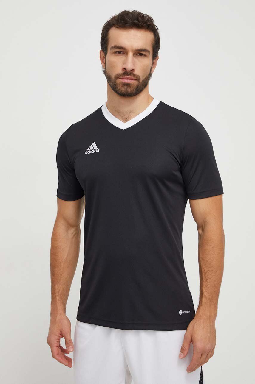 adidas Performance tricou de antrenament Entrada 22 culoarea negru, cu imprimeu HE1573 adidas Performance tricou de antrenament Entrada 22 culoarea negru, cu imprimeu HE1573