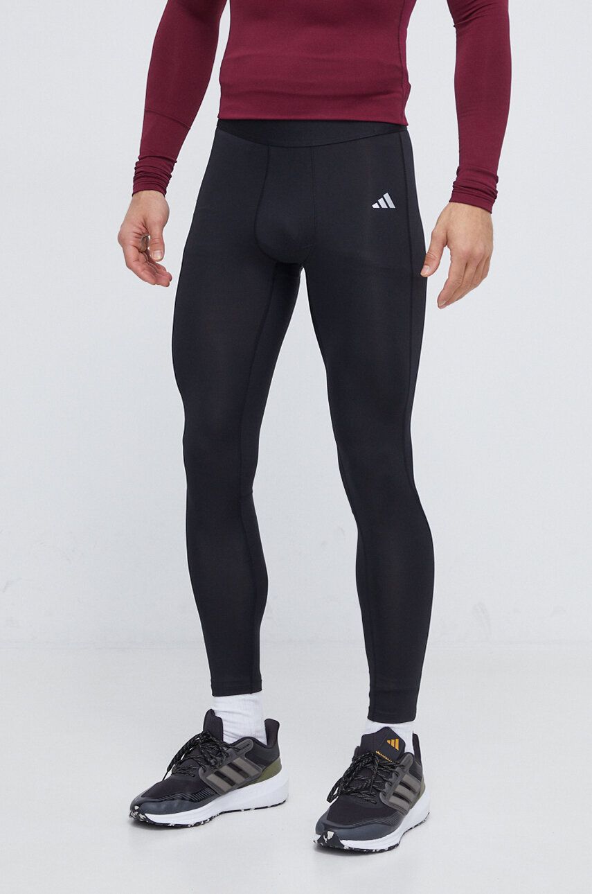adidas Performance colanți de antrenament Techfit culoarea negru, uni HP0585 adidas Performance colanți de antrenament Techfit culoarea negru, uni HP0585