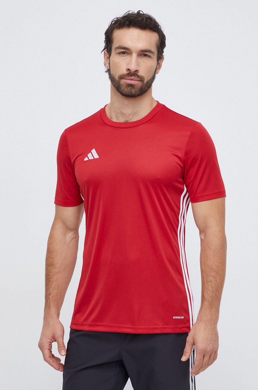 adidas Performance tricou de antrenament Tabela 23 culoarea roșu, cu imprimeu HT6552 adidas Performance tricou de antrenament Tabela 23 culoarea roșu, cu imprimeu HT6552