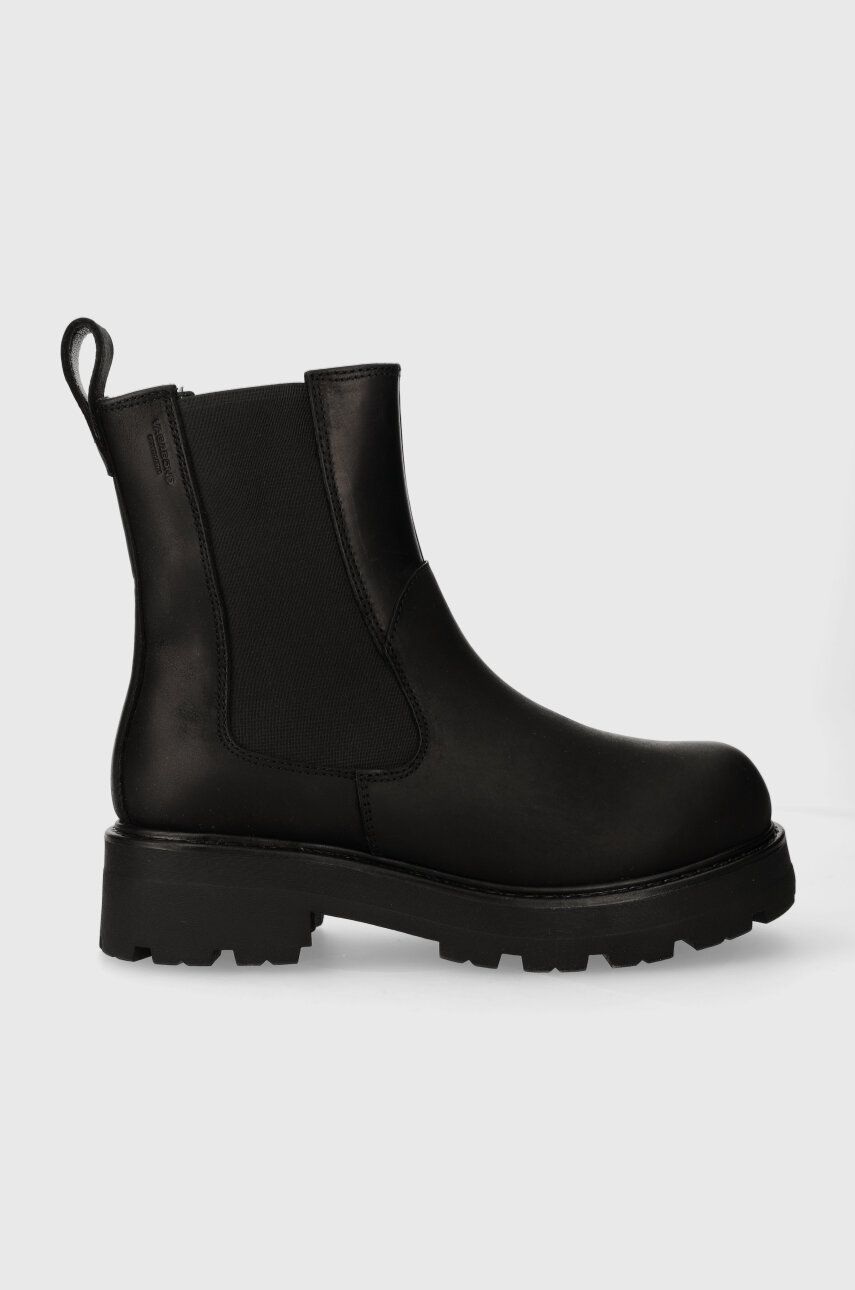 Vagabond Shoemakers botine din piele intoarsa COSMO 2.0 femei, culoarea negru, cu platforma, izolat, 5459.309.21 Vagabond Shoemakers botine din piele intoarsa COSMO 2.0 femei, culoarea negru, cu platforma, izolat, 5459.309.21