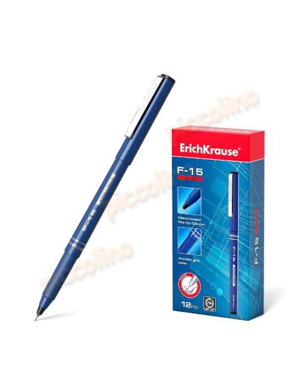 Fineliner ErichKrause F-15 Stick Classic culoare cerneala negru Engros Fineliner ErichKrause F-15 Stick Classic culoare cerneala negru Engros