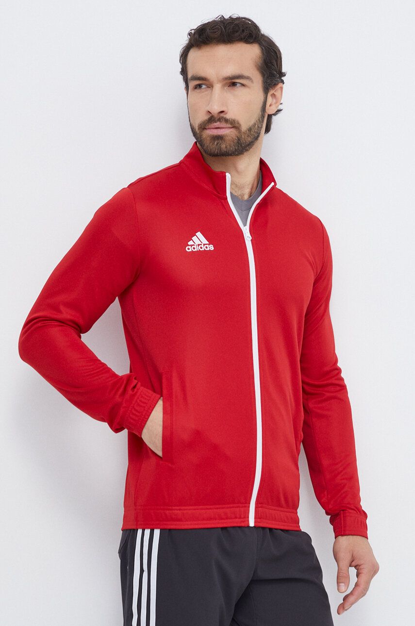 adidas Performance hanorac de antrenament Entrada 22 culoarea roșu, cu imprimeu H57537 adidas Performance hanorac de antrenament Entrada 22 culoarea roșu, cu imprimeu H57537
