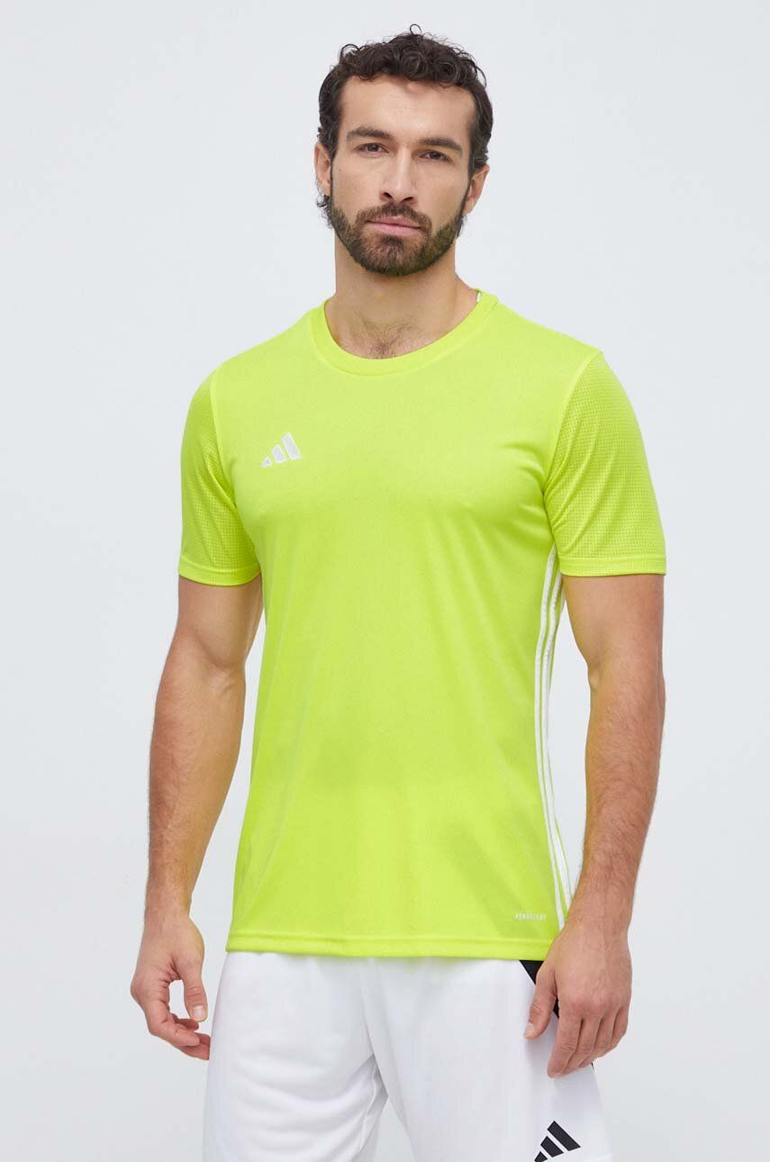 adidas Performance tricou de antrenament Tabela 23 culoarea galben, cu imprimeu IB4925 adidas Performance tricou de antrenament Tabela 23 culoarea galben, cu imprimeu IB4925