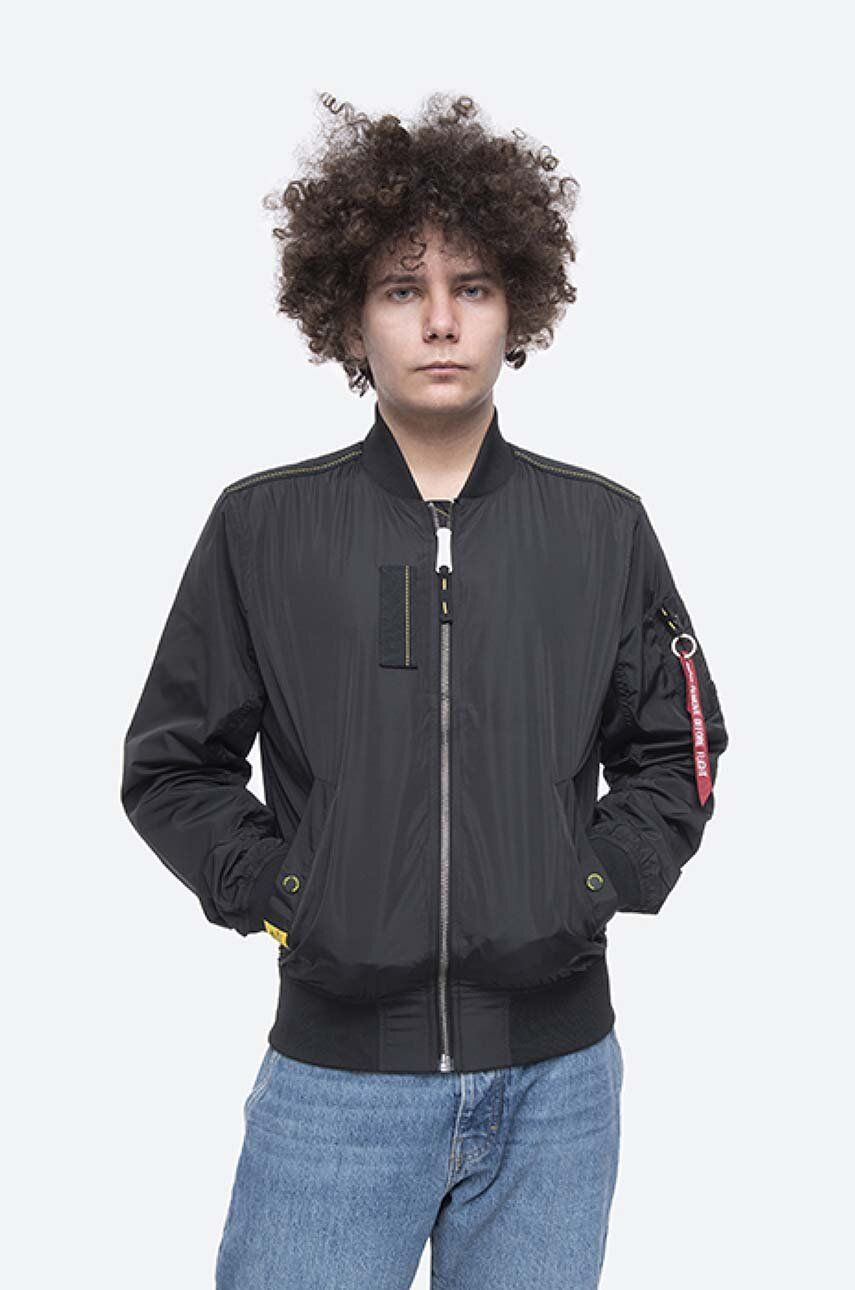Alpha Industries geacă bomber MA-1 Parachute bărbați, culoarea negru, de tranziție 116104.03-black Alpha Industries geacă bomber MA-1 Parachute bărbați, culoarea negru, de tranziție 116104.03-black
