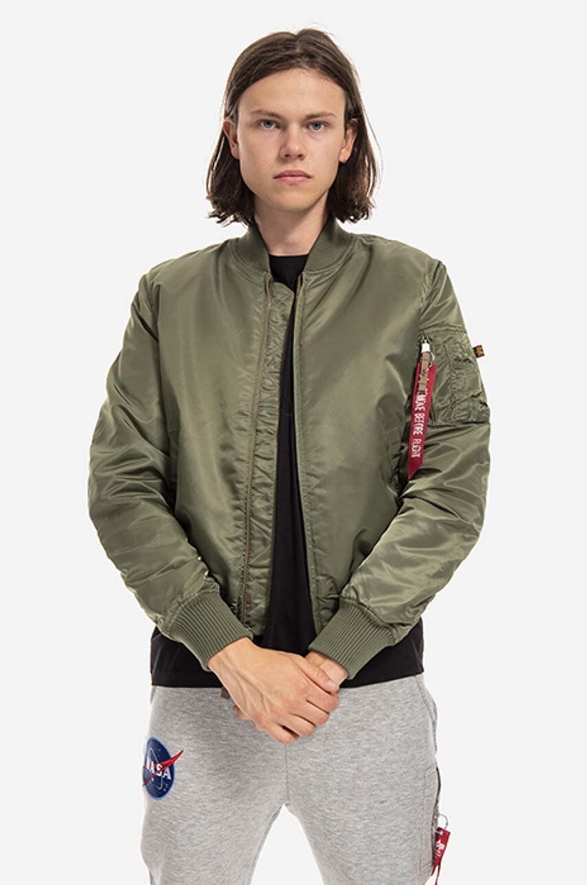 Alpha Industries geacă bomber MA-1 VF 59 bărbați, culoarea verde, de tranziție 191118.01-green Alpha Industries geacă bomber MA-1 VF 59 bărbați, culoarea verde, de tranziție 191118.01-green