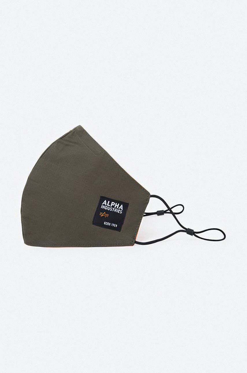 Alpha Industries mască de protecție reutilizabilă 128942.142-green Alpha Industries mască de protecție reutilizabilă 128942.142-green