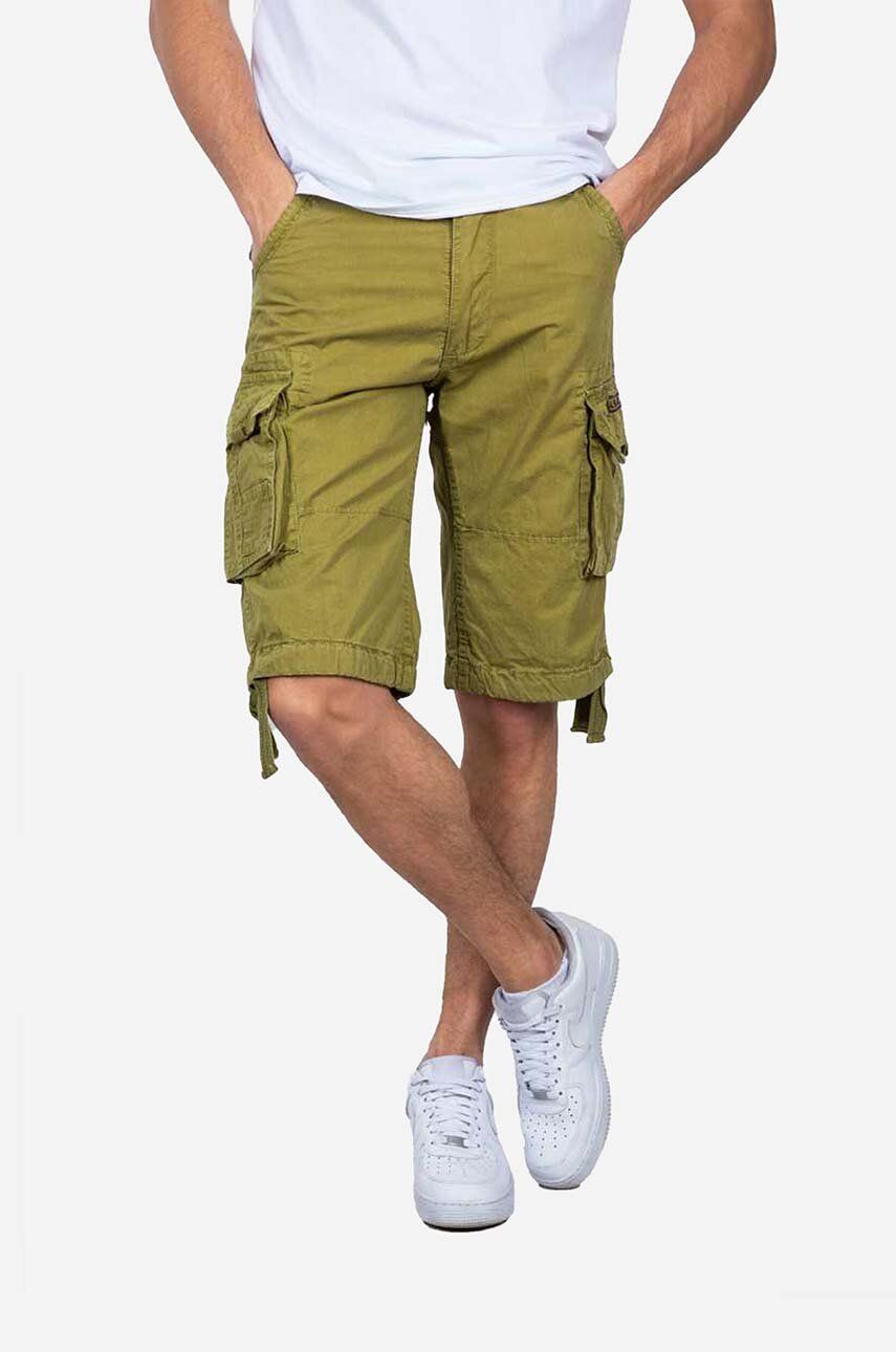 Alpha Industries pantaloni scurți din bumbac Alpha Industries Jet Short 191200 440 culoarea maro 191200.440-brown Alpha Industries pantaloni scurți din bumbac Alpha Industries Jet Short 191200 440 culoarea maro 191200.440-brown