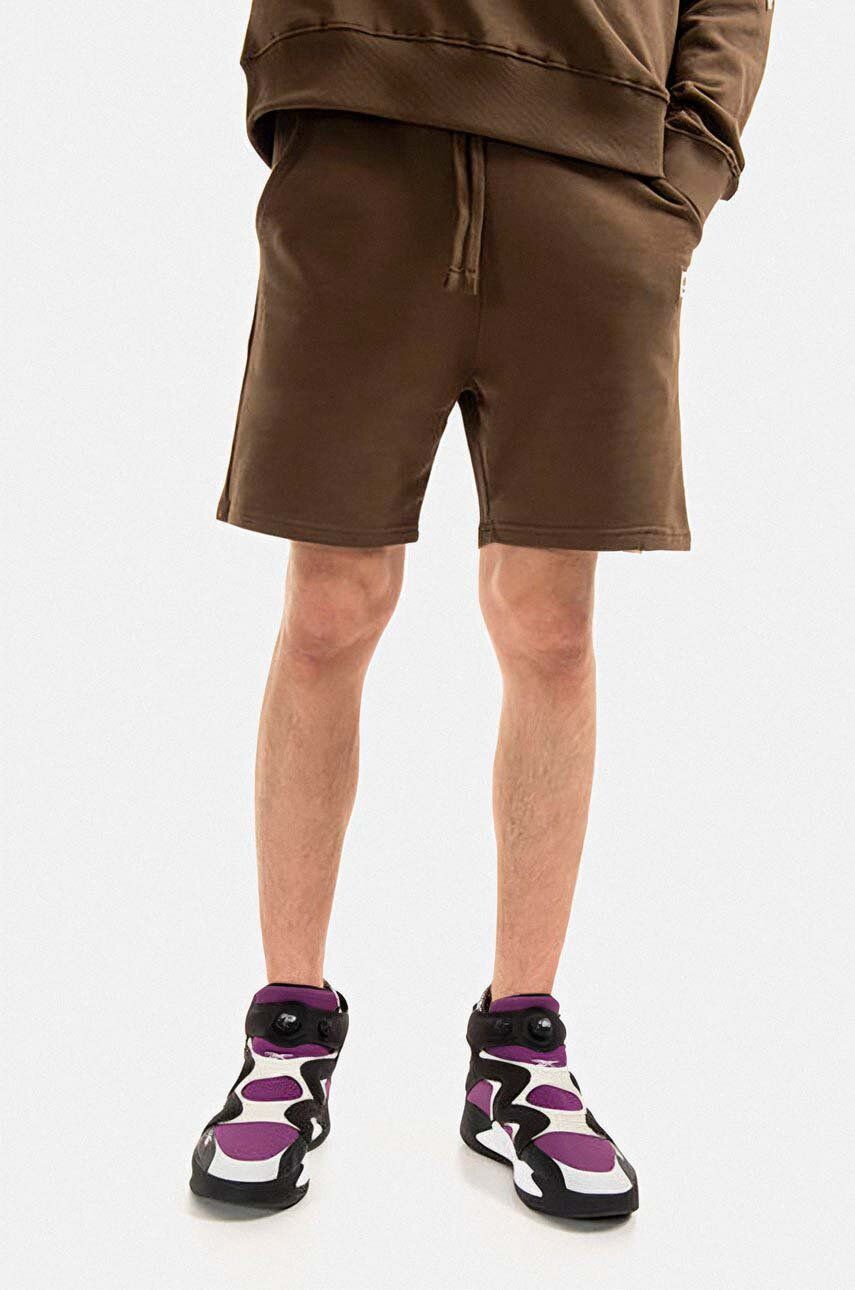 Alpha Industries pantaloni scurți din bumbac culoarea maro 106365.629-brown Alpha Industries pantaloni scurți din bumbac culoarea maro 106365.629-brown