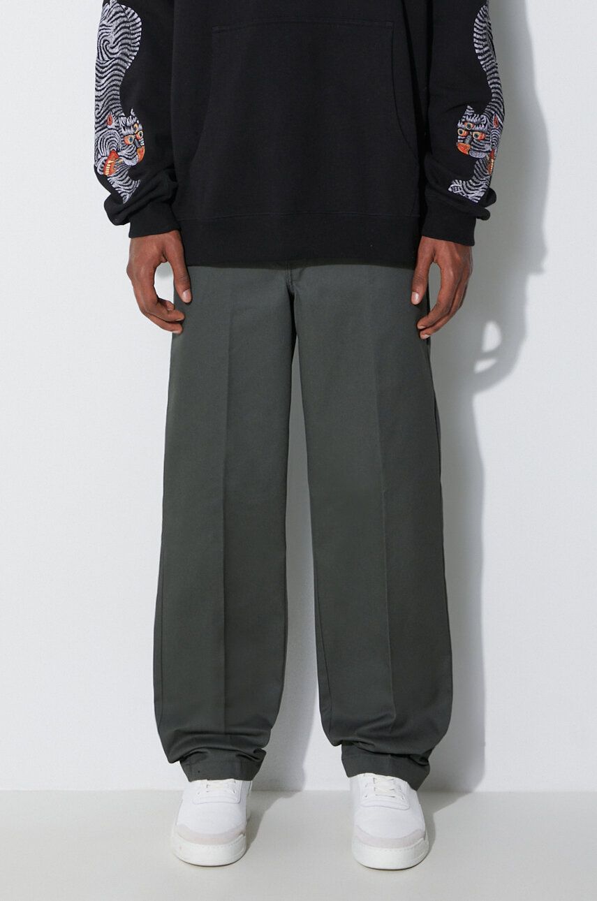Dickies pantaloni Work bărbați, culoarea verde, drept DK0A4XK9OGX-GREEN Dickies pantaloni Work bărbați, culoarea verde, drept DK0A4XK9OGX-GREEN