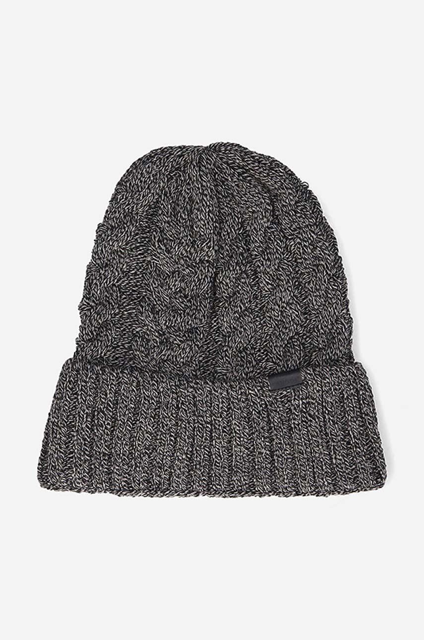 Kangol căciulă Cable Beanie HEATHER culoarea gri, din tricot gros K3376HT-TANHEATHER Kangol căciulă Cable Beanie HEATHER culoarea gri, din tricot gros K3376HT-TANHEATHER