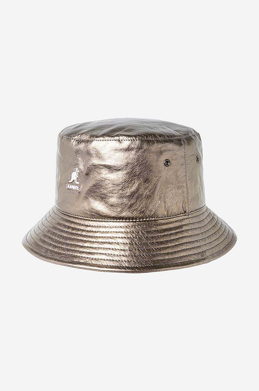 Kangol pălărie culoarea argintiu K4377.BRONZE.CRINKLE-BRONZE.CRI Kangol pălărie culoarea argintiu K4377.BRONZE.CRINKLE-BRONZE.CRI