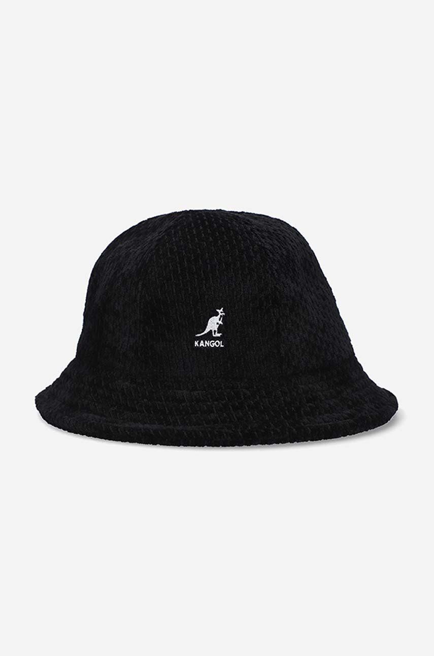 Kangol pălărie Velour Slub Casual culoarea negru K5319.BLACK-BLACK Kangol pălărie Velour Slub Casual culoarea negru K5319.BLACK-BLACK