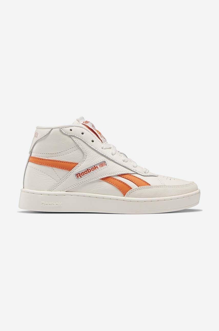 Reebok Classic sneakers din piele Club C Form Hi culoarea bej, GZ2431 GZ2431-cream Reebok Classic sneakers din piele Club C Form Hi culoarea bej, GZ2431 GZ2431-cream