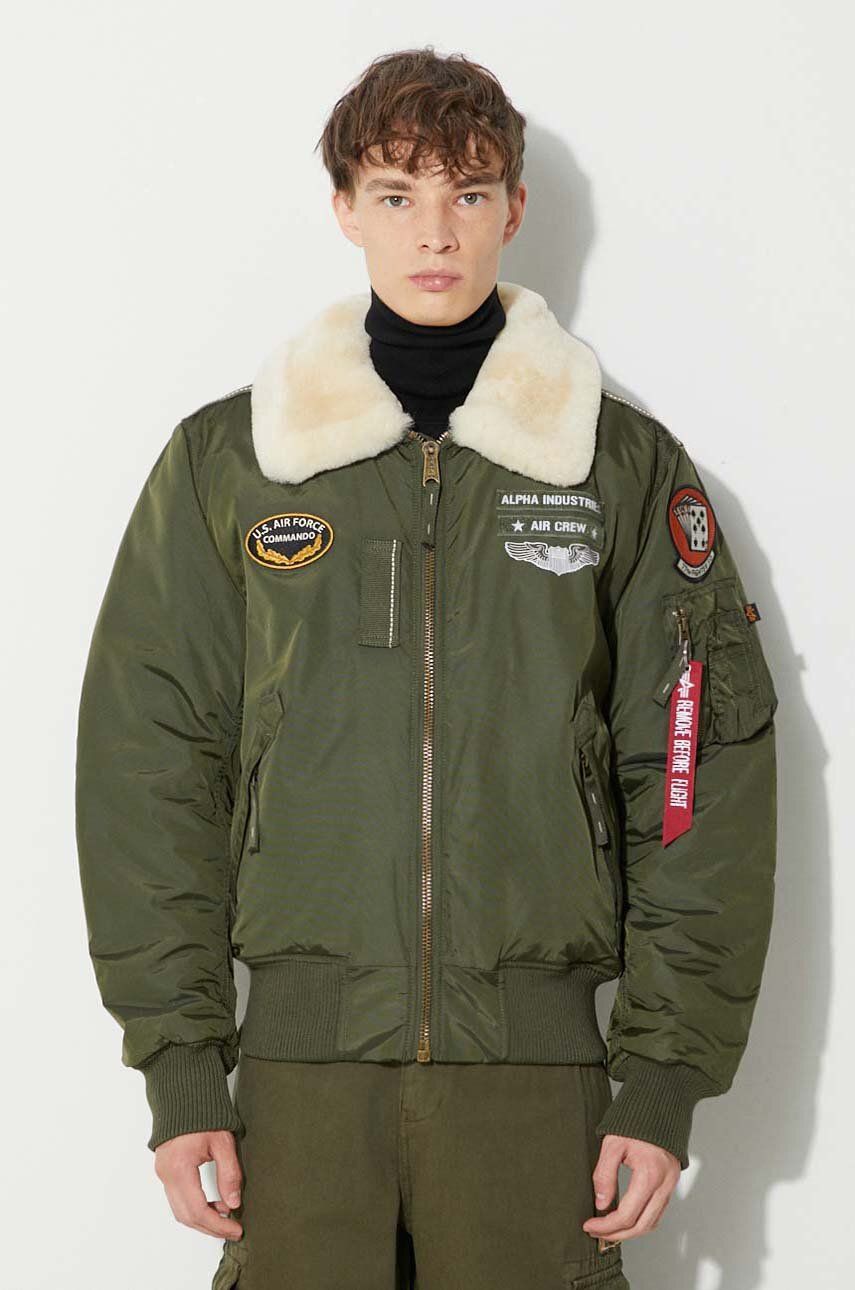 Alpha Industries geacă bomber Injector III Air Force bărbați, culoarea verde, de iarnă 198113.257 Alpha Industries geacă bomber Injector III Air Force bărbați, culoarea verde, de iarnă 198113.257