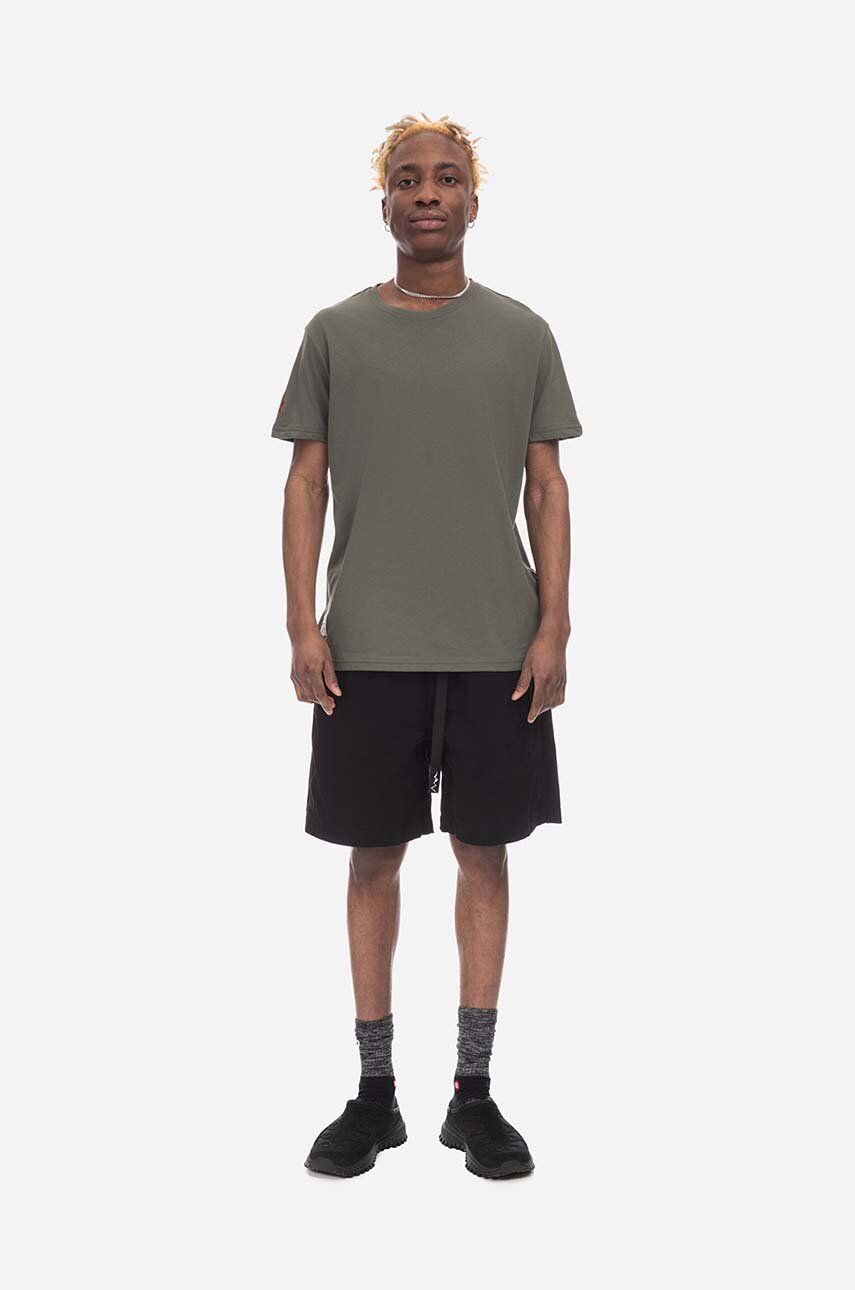 Alpha Industries tricou din bumbac Dragon culoarea verde, cu imprimeu 136506.142-green Alpha Industries tricou din bumbac Dragon culoarea verde, cu imprimeu 136506.142-green