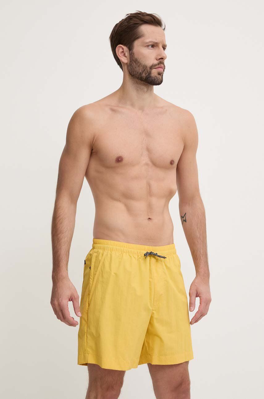 Columbia pantaloni scurți de baie Summerdry culoarea galben 1930461 Columbia pantaloni scurți de baie Summerdry culoarea galben 1930461