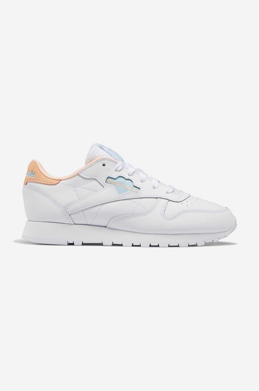 Reebok Classic sneakers din piele Classic Leather culoarea alb, GY7184 GY7184-white Reebok Classic sneakers din piele Classic Leather culoarea alb, GY7184 GY7184-white