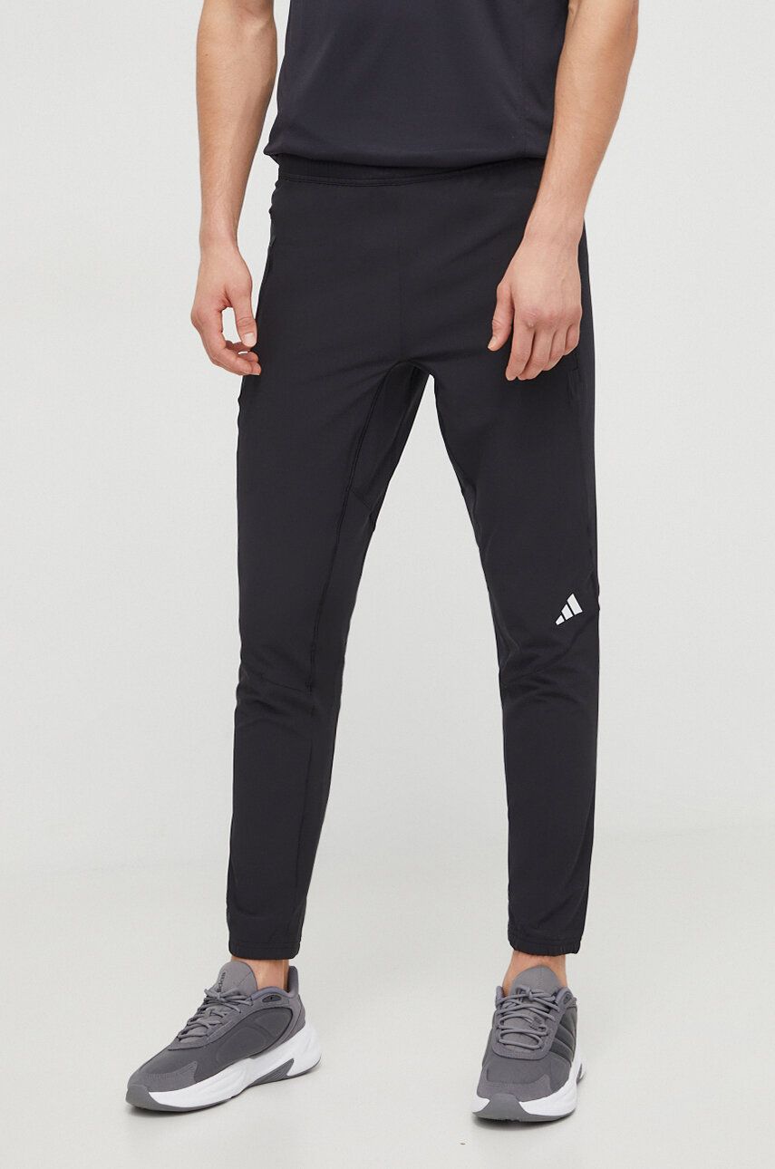 adidas Performance pantaloni de antrenament D4T culoarea negru, uni IK9724 adidas Performance pantaloni de antrenament D4T culoarea negru, uni IK9724