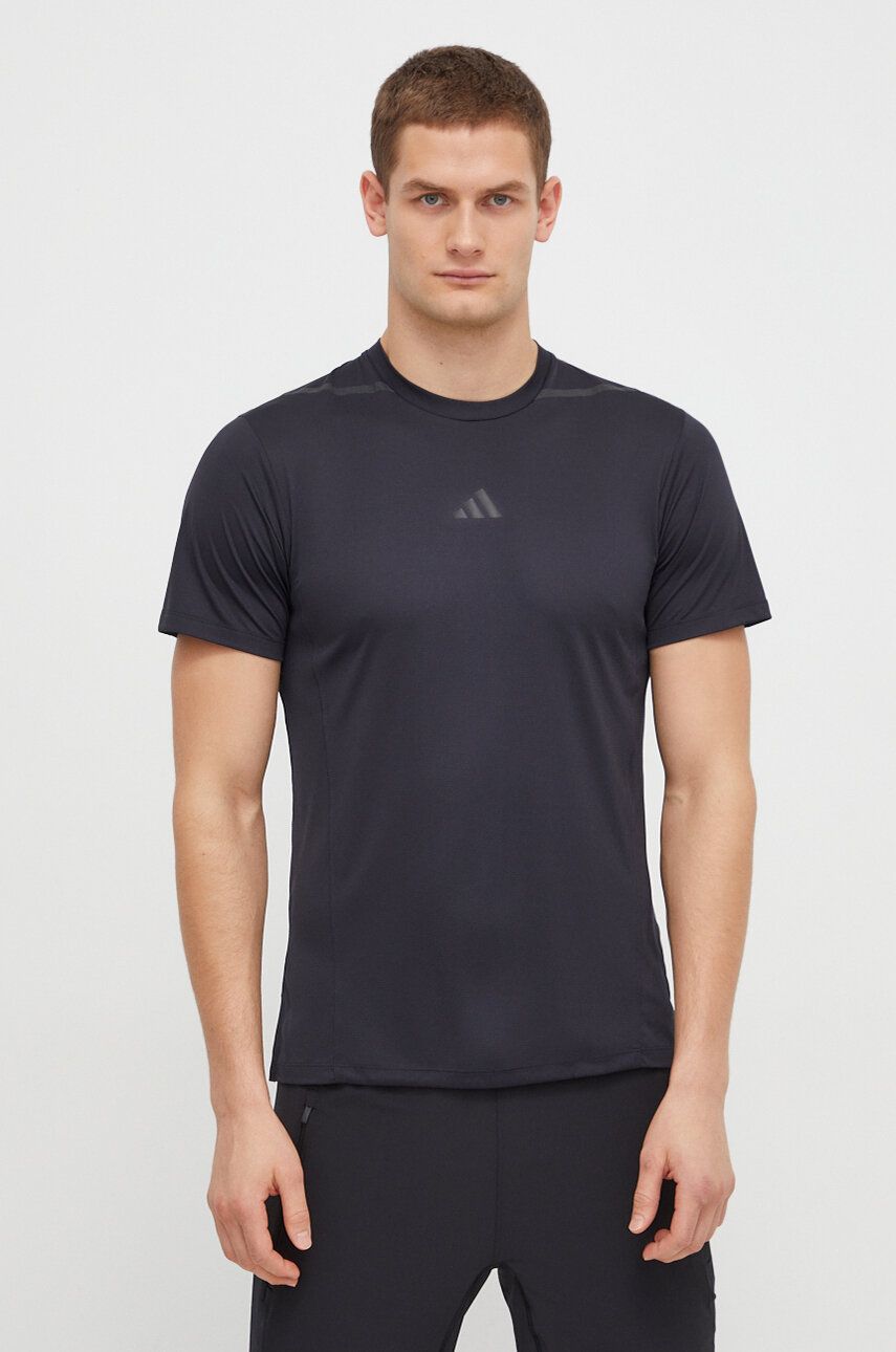 adidas Performance tricou de antrenament D4T culoarea negru, cu imprimeu IK9688 adidas Performance tricou de antrenament D4T culoarea negru, cu imprimeu IK9688