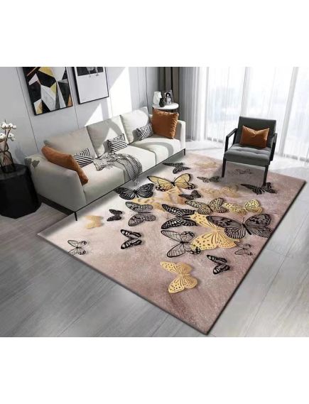 Covor Casa By Cova Design, 150x200 cm, Poliester, Print Digital, Spate Antiderapant Covor Casa By Cova Design, 150x200 cm, Poliester, Print Digital, Spate Antiderapant
