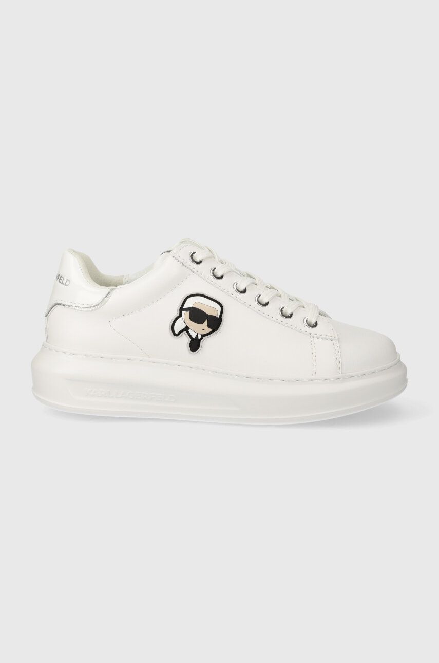 Karl Lagerfeld sneakers din piele KAPRI culoarea alb, KL62530N Karl Lagerfeld sneakers din piele KAPRI culoarea alb, KL62530N